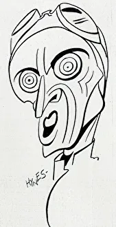 Malcolm Campbell Caricature
