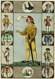 Images Dated 30th December 2016: Male Attire C16 & C17Th