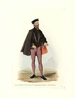 Male costume of the reign of Henry VIII