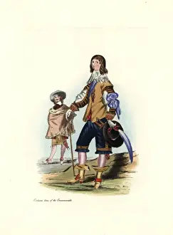 Slashed Prints: Male costume at the time of the Commonwealth