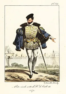 Male fashion during the reign of King Charles IX of France, 1572