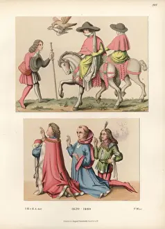 Male and female fashion from the 15th century