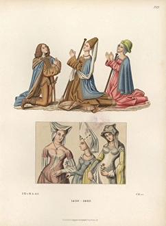 Regnier Gallery: Male and female fashion from the mid 15th century