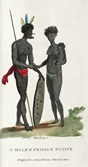A male and female native