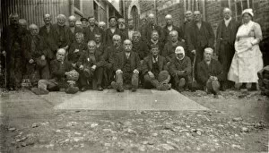 Cardiff Gallery: Male inmates at Cardiff Union Workhouse, Glamorgan