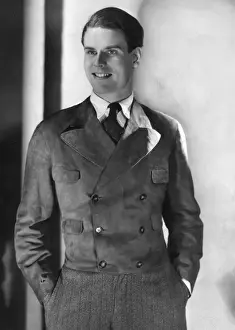 Wide Prints: Male Model 1930S