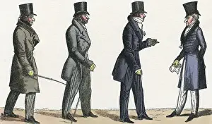 Male Type / 4 Dandies 1820