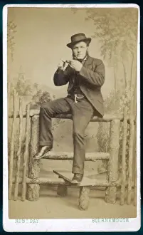 Photographers Prints: MALE TYPE / PIPE ON STILE