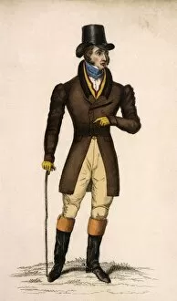 Renowned Gallery: Male Walking Dress 1827