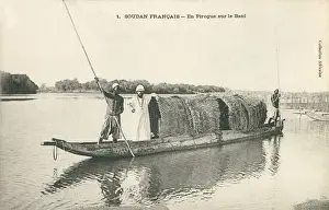 Canoe Prints: Mali - Bani River, principal tributary of the Niger River