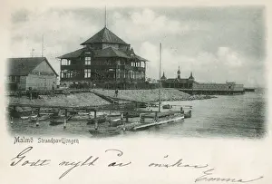 Malmo Prints: Malmo, Sweden - The Strandpaviljongen (Beach Pavilion)