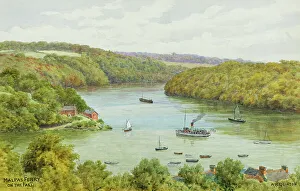 Malpas Ferry, on the Fall, near Falmouth, Cornwall
