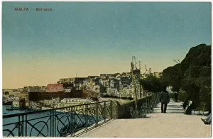 Maltese Prints: Malta - Barrakka Gardens, Valletta