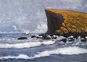 Perpendicular Prints: Malta / Comino Cliffs 1909
