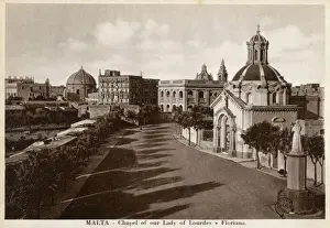 Malta Prints: Malta - Floriana - Chapel of our Lady of Lourdes