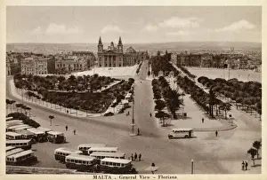 Malta Prints: Malta - Floriana - General View