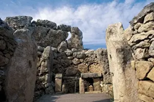 Megalithic Prints: MALTA. Gozo Island. Xaghra. Megalithic temple