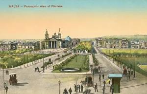 Images Dated 23rd April 2019: Malta - Panoramic View of Floriana