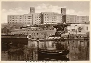 Maltese Prints: Malta - St Lukes Hospital - Guardamangia Hill