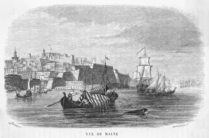 1845 Prints: Malta / Valletta 1845