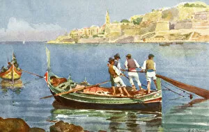 Pull Gallery: Malta - Valletta - a fishing boat