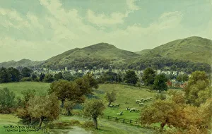 Link Prints: Malvern Hills, Worcestershire, viewed from the Link Common