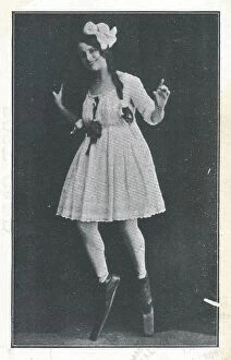 Balancing Collection: Malvina Dunreath music hall singer and long boot dancer
