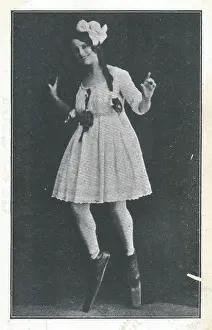 Length Prints: Malvina Dunreath music hall singer and long boot dancer