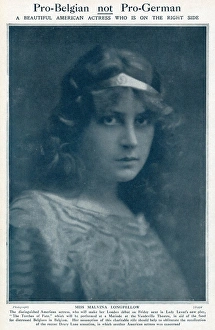 Malvina Longfellow, 1915 Malvina Longfellow, 1915