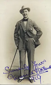 Impersonator Prints: Mamie Holland music hall male impersonator 1896-1963