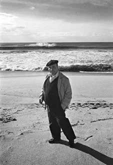 Man on beach - Algarve, Portugal