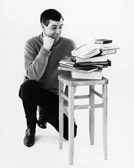 Images Dated 8th November 2011: A Man with Books