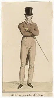 Gathered Prints: Man in Brown Suit 1817