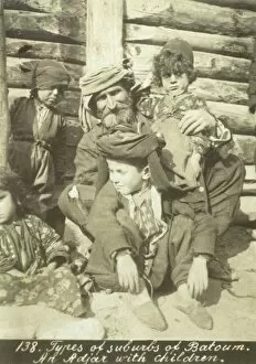 Batum Collection: Man and children - Batumi, Adjara, Georgia