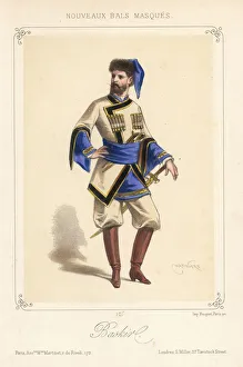 Abou Gallery: Man in costume as a Bashkir (Baskir) for a masquerade ball