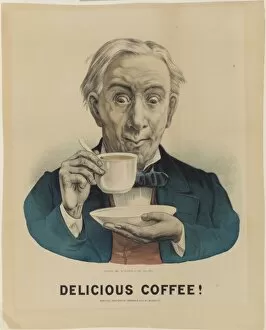 Images Dated 8th September 2011: Man drinking a cup of delicious Coffee