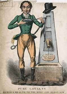 Images Dated 12th February 2016: Man at Drinking Fountain
