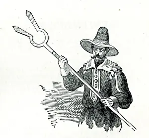1620s Prints: Man with a Dutch catchpole
