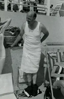 Thought Prints: Man Getting Changed on the Beach, Thought to be at Cowes