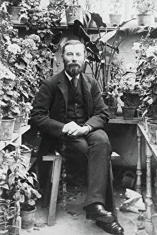 Greenhouse Prints: Man in Greenhouse