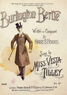 Thespian Prints: Man with Top hat, Cane