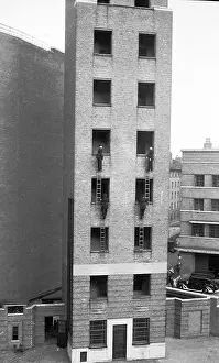 Drill Prints: Two man hook ladders drills at Lambeth HQ