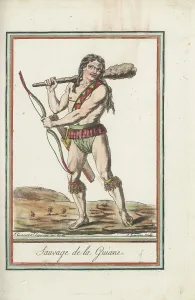 Loincloth Prints: Man of the Kalina or Carib people, South America