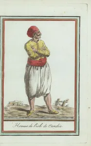 Bordeaux Prints: Man of the Kingdom of Candia, Ottoman Empire