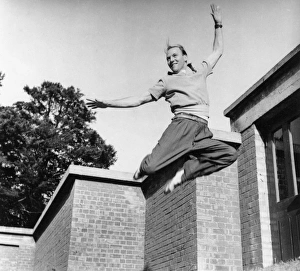 Images Dated 28th February 2012: Man leaping into the air