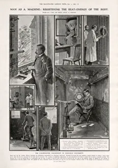 Images Dated 4th March 2019: Man as Machine. Registering the Heat-Energy of the Body