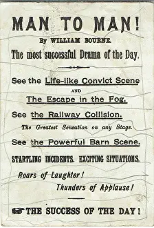 Dramas Prints: Man to Man by W Bourne