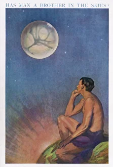 Astronomy Gallery: Man and Mars