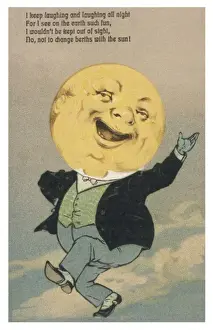 Man in the Moon Postcard