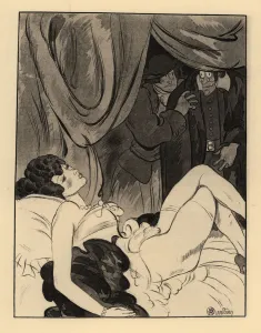 Images Dated 28th October 2019: A man offers his friend his beautiful slavegirl